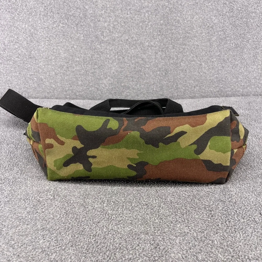 Virtual Trip Messenger Bag Green Camo Canvas nylon Crossbody Streetwear